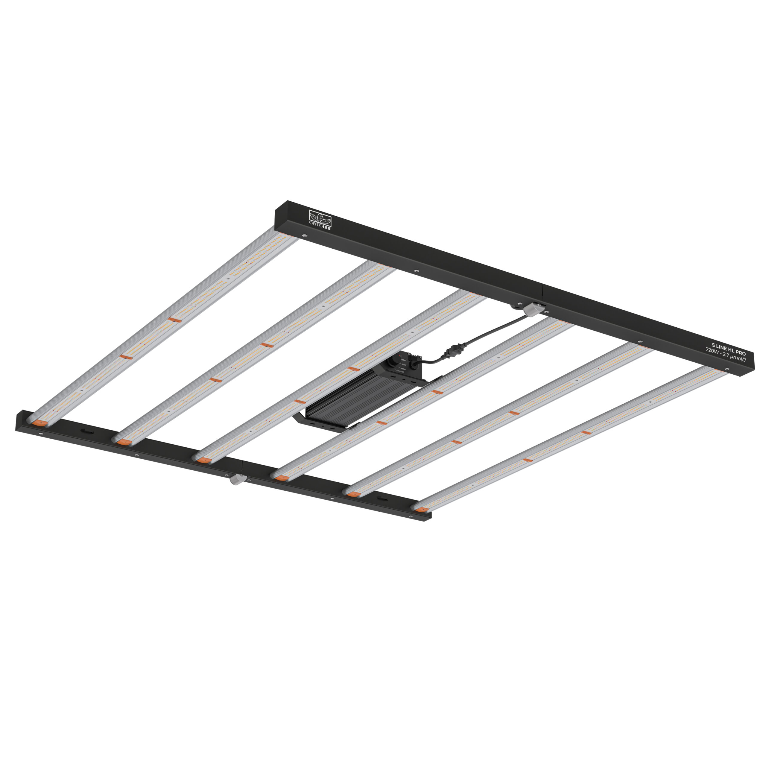 ORTOLED-S-LINE-PRO-720W-copia.jpg ORTOLED - S LINE FOLDABLE ECO HL BAR LIGHT (2.7 µmol/J) | 720W PRO - BALLAST DIMMERABILE ESTERNO - immagine 1