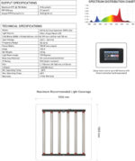 ORTOLED - S LINE FOLDABLE ECO HL DUAL  (2.7 µmol/J) | 780W  FULL CYCLE + UV/FR  DRIVER INTEGRATO - immagine 5