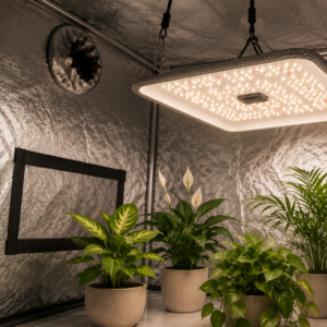Lampada LED Quantum Board MINI Ortoled per coltivazione indoor in grow box e piccole serre.